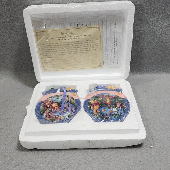 FISHIN' FOR FUN & A POOHISH SORT OF PICNIC Ornaments Poohs Honeypot Advent 68542 - Picture 7 of 9